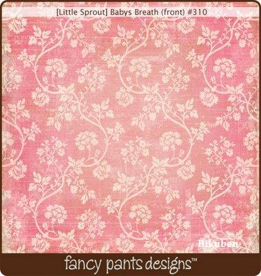 Fancy Pants: Little Sprout - Baby's Breath    12 x 12"