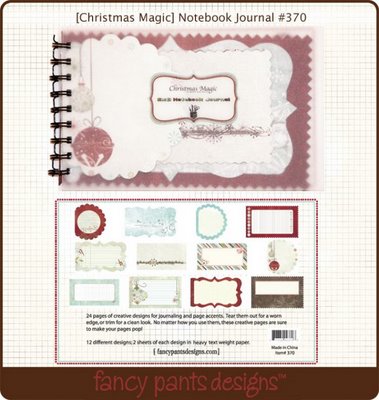 Fancy Pants: Christmas Magic - Notebook Journal  5 x 8"