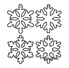 Maya Road: Snowflakes Chain - Clear Acrylic