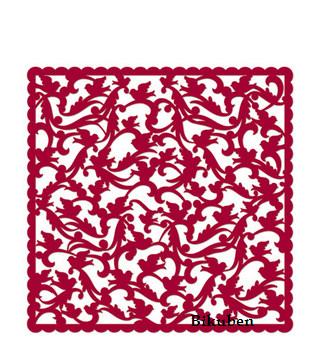 Creative Cafe: Red Bird Die Cut Paper   12 x 12"