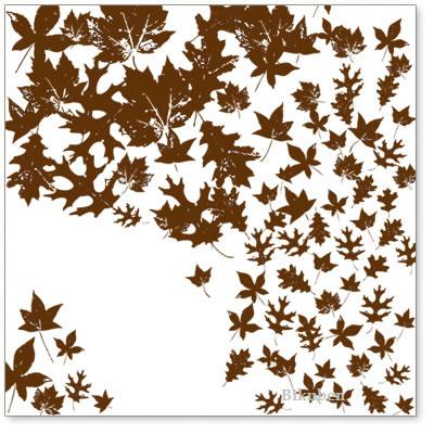Hambly: Autumn Breeze - Brown Overlay  12 x 12"