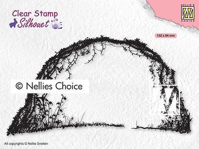 Nellie Snellen  - Clearstamp - Floral Bow