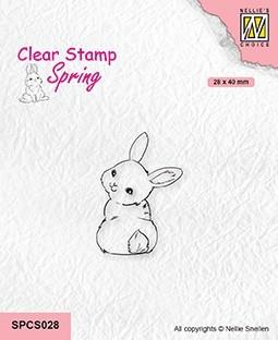 Nellie Snellen - Clear Stamp - Spring - Cute Rabbit 3
