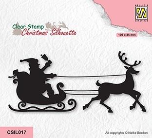 Nellie Snellen  - Clearstamp - Ho ho Santa Claus