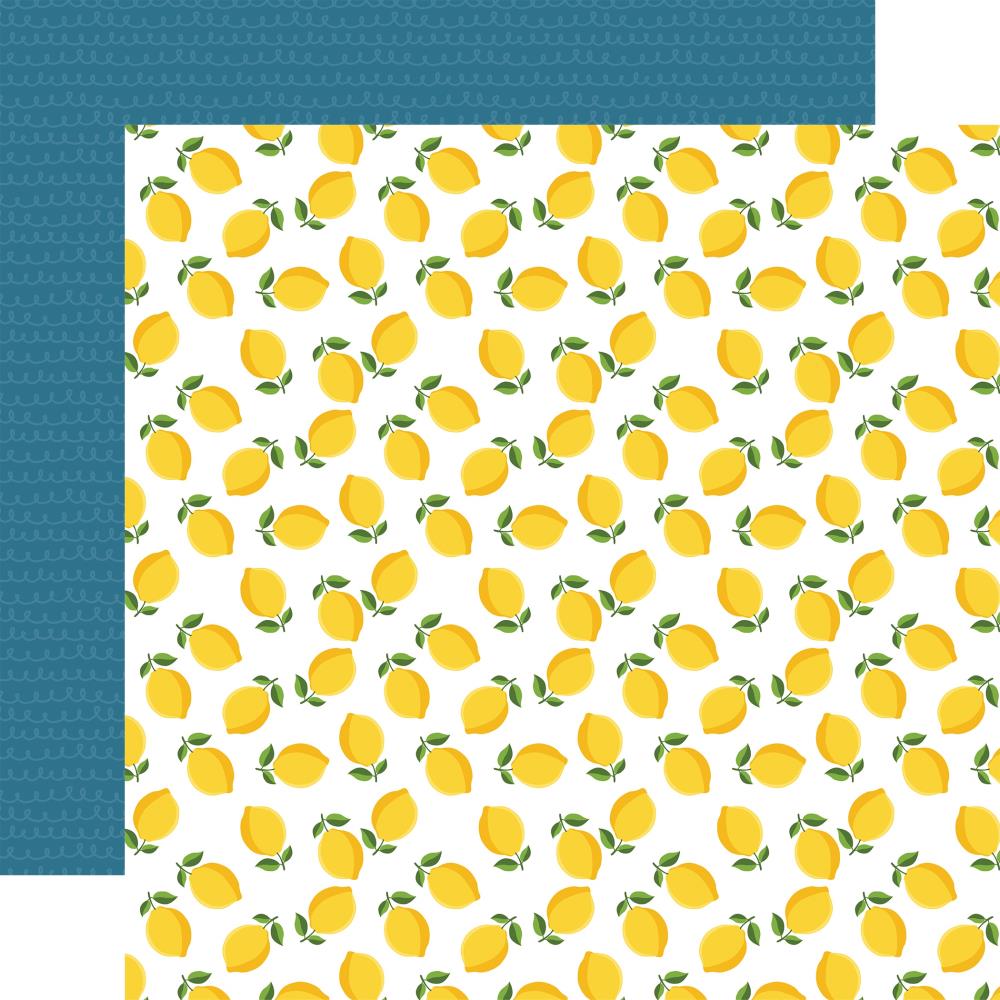 Echo Park - A slice of summer - Lemons - 12 x 12"