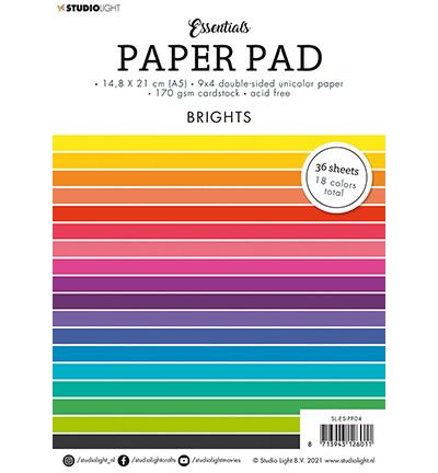 Studiolight - Paper Pad - Unicolor Brights