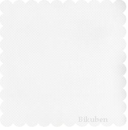Bazzill: Scalloped Square Dotted Swiss - White   