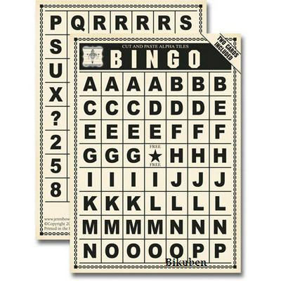 Jenni Bowlin: Bingo Card - Alpha Vintage
