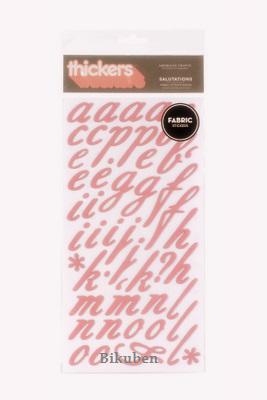 Thickers: Salutations CARNATIONS -  Fabric Stickers