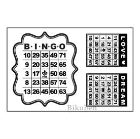 Maya Road: Mini Bingo - Singleton Clear Stamp