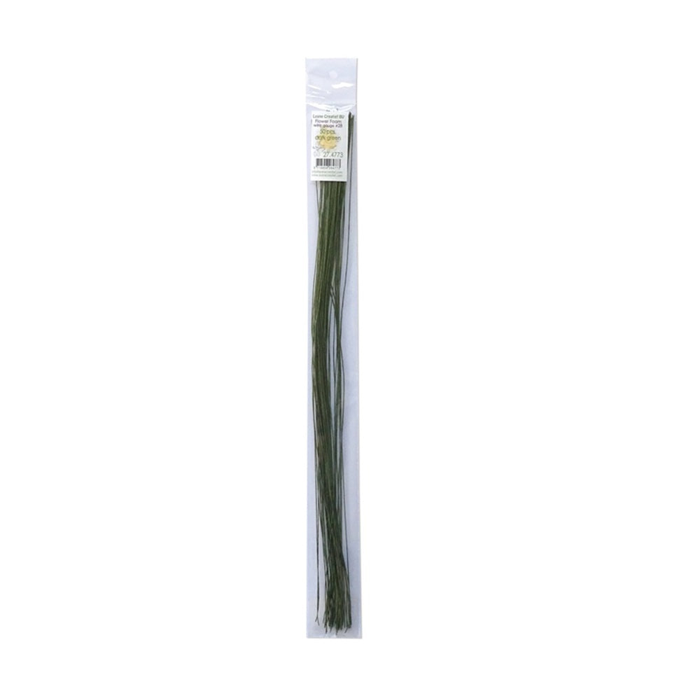 Leane - Flower Foam  Wire - Dark Green