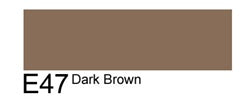 Copic Sketch: Dark Brown   No.E-47