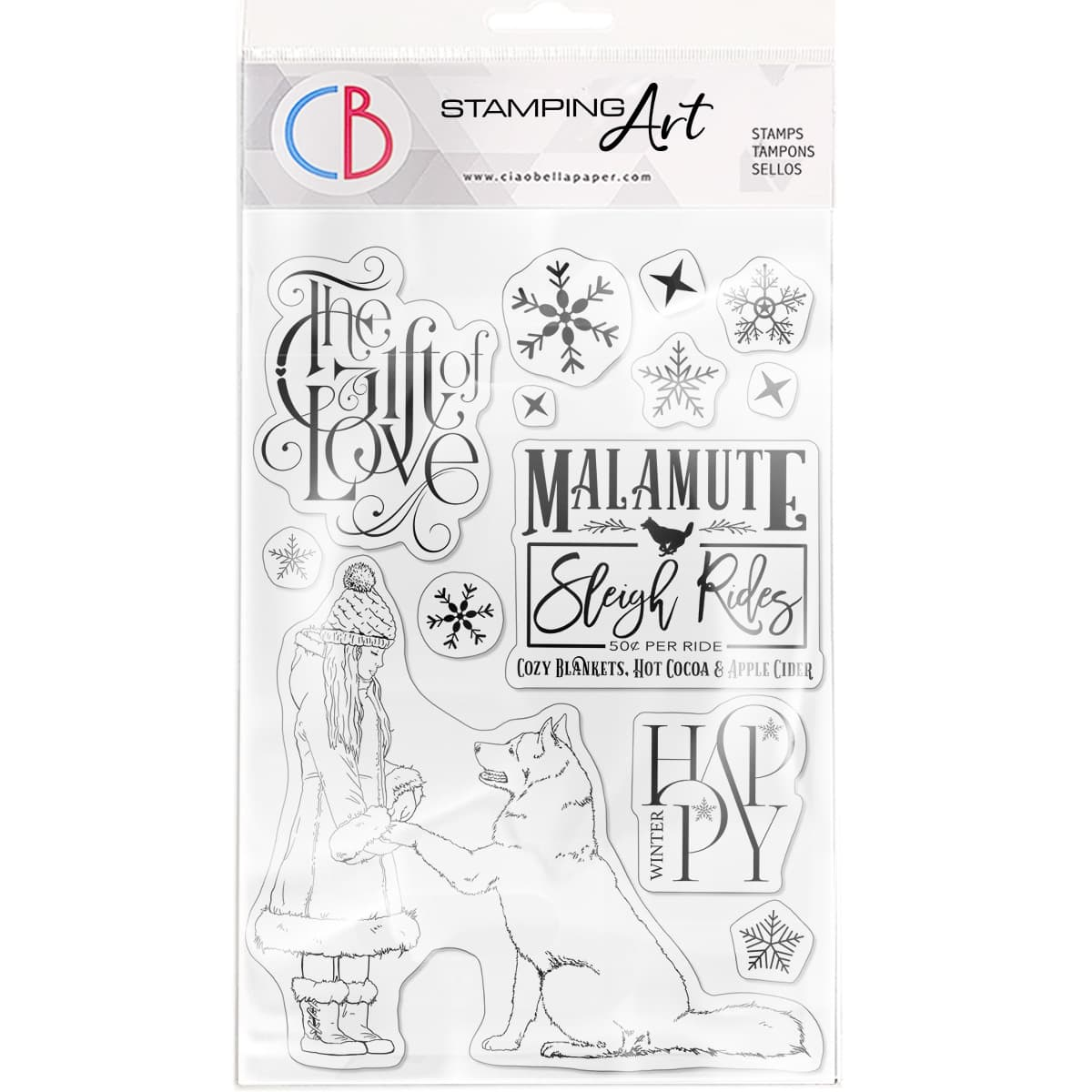 Ciao Bella - Clear Stamps - The gift of love
