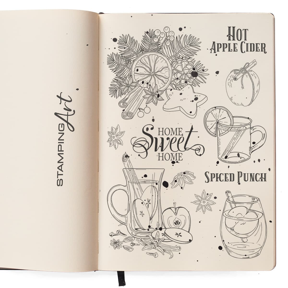 Ciao Bella - Clear Stamps - The gift of love - Hot Apple Cider
