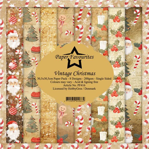 Paper Favourites - Vintage Christmas - Paper Pack    12 x 12"