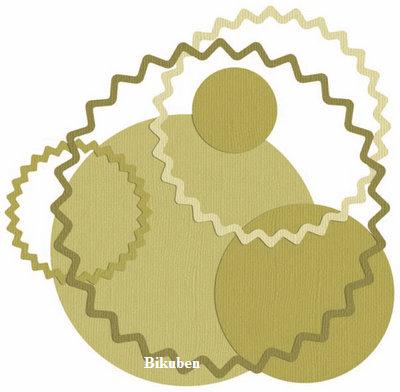 Cookie Cutter: Nesting Rick Rack Circles     