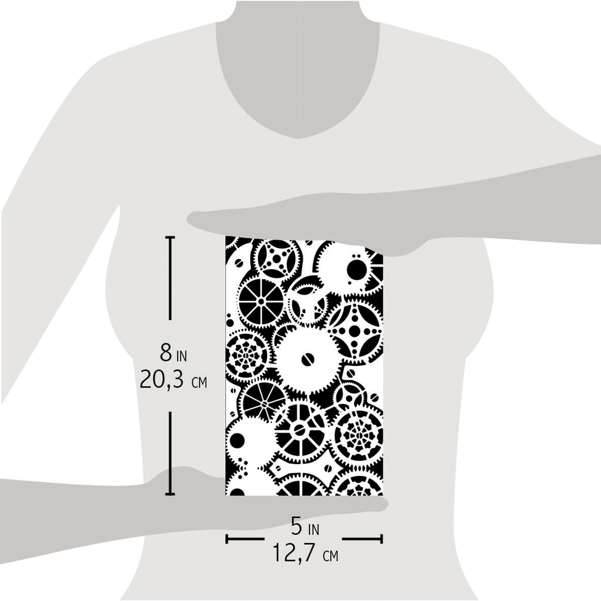 Ciao Bella - Bad Girls - Clock Gears - 5 x 8"