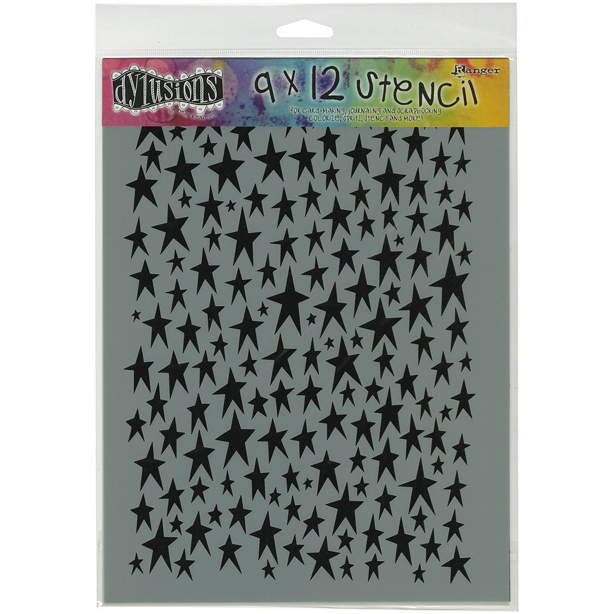 Dylusions - Large Stencil - Stars