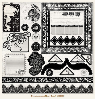 Meadowlark: Dawn - Accessories Sheet     12 x 12"