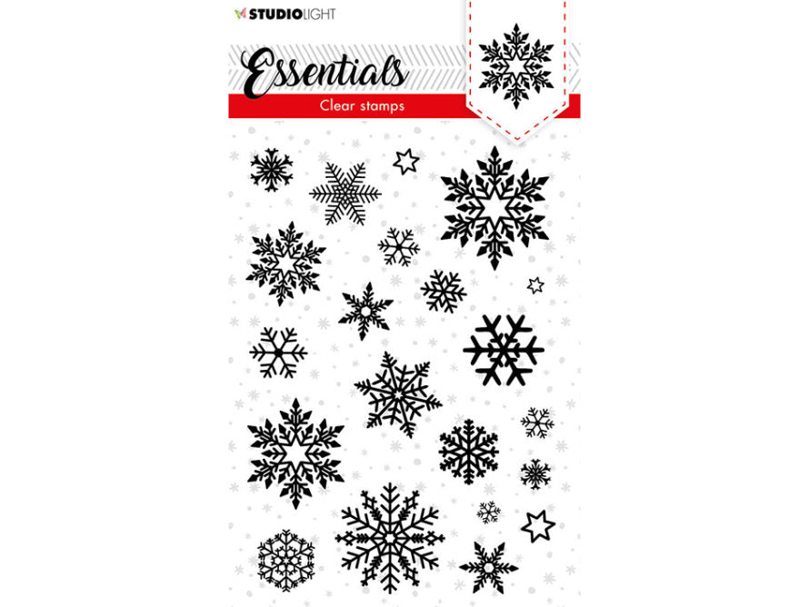 Studiolight - Clear Stamp - Essentials - Christmas Snowflakes