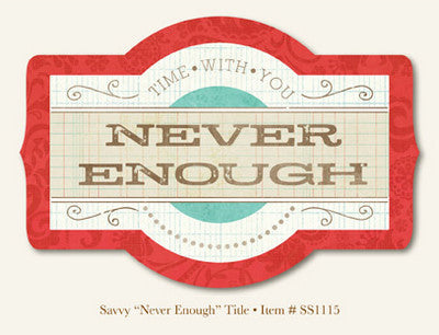 So Sophie - Savvy - "Never Enough"  TITLE