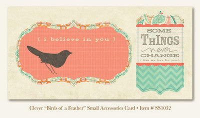 So Sophie - Clever - "Birds of a Feather"  ACCESSORIES CARD