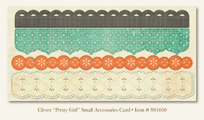 So Sophie - Clever - "Pretty Girl"  ACCESSORIES CARD