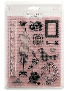 The Girls Paperie: Paper Girl - Clear Stamps
