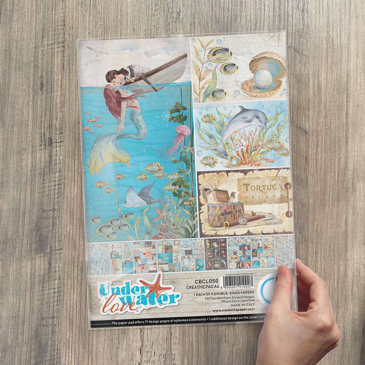 Ciao Bella - Underwater Love - Creative  Paper Pad  - A4