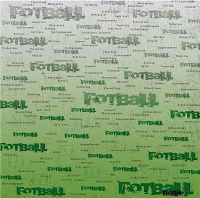 Papirdesign: Fotballbane    12 x 12"