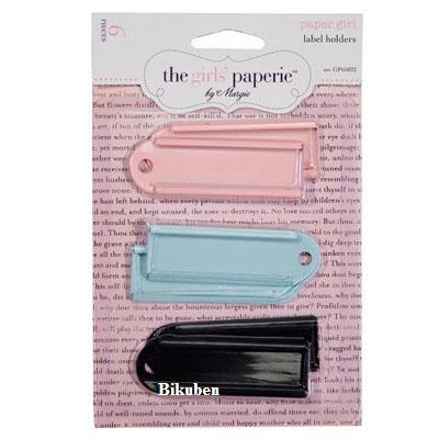 The Girls Paperie: Paper Girl - Metal Label Holders