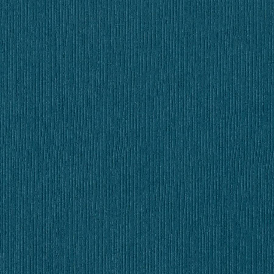 Bazzill - Grass Cloth - Blue Calypso 12x12" blå kartong