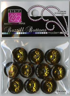 Bazzill: Buttons Modern - BROWN
