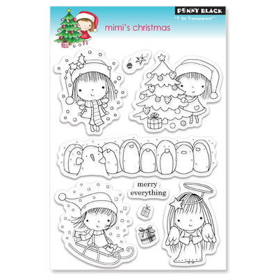 Penny Black: Mimi's Christmas - Clear Stamps