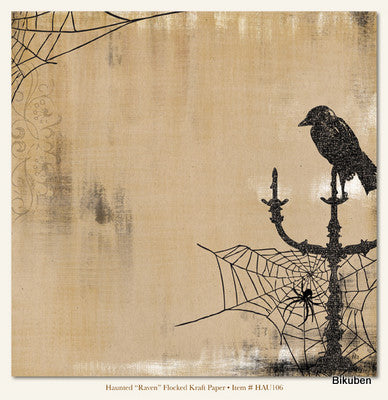 MME: Haunted - Raven Paper   12 x 12"