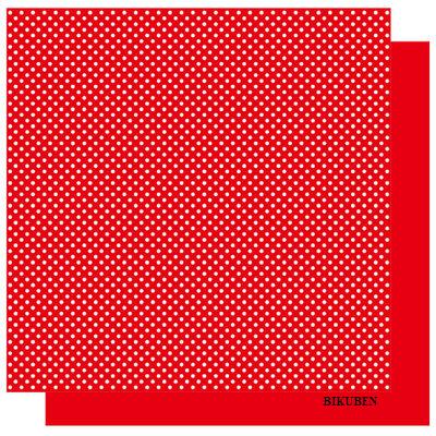 Best Creation: Basic Glitter Paper - Strawberry Dots   12 x 12"