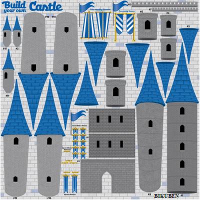 Reminisce:Real Magic - Build your own Castle Stickers   12 x 12"