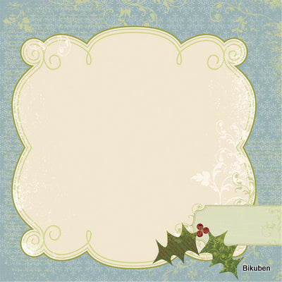 LYB: Christmas Delight - Holly Jolly Frame    12 x 12"