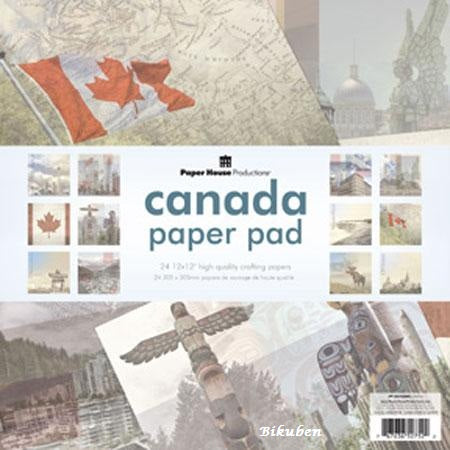Paper House: CANADA  Paper Pad   12 x 12"