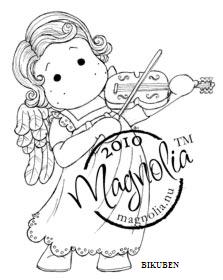 Magnolia: Tilda with violin