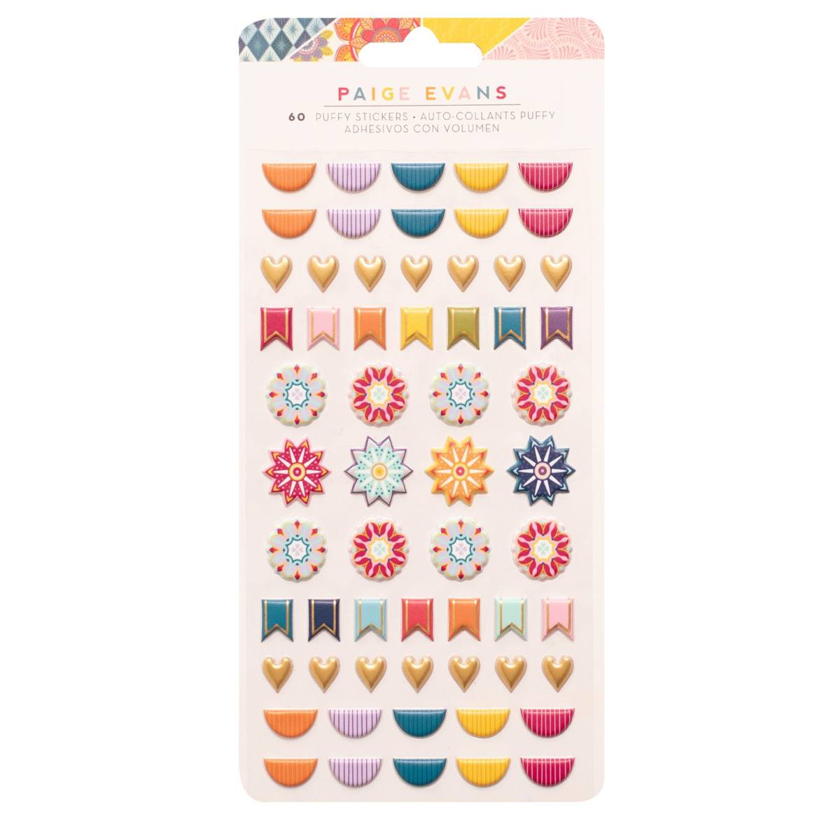 American Crafts - Paige Evans - Wonders - Puffy Stickers