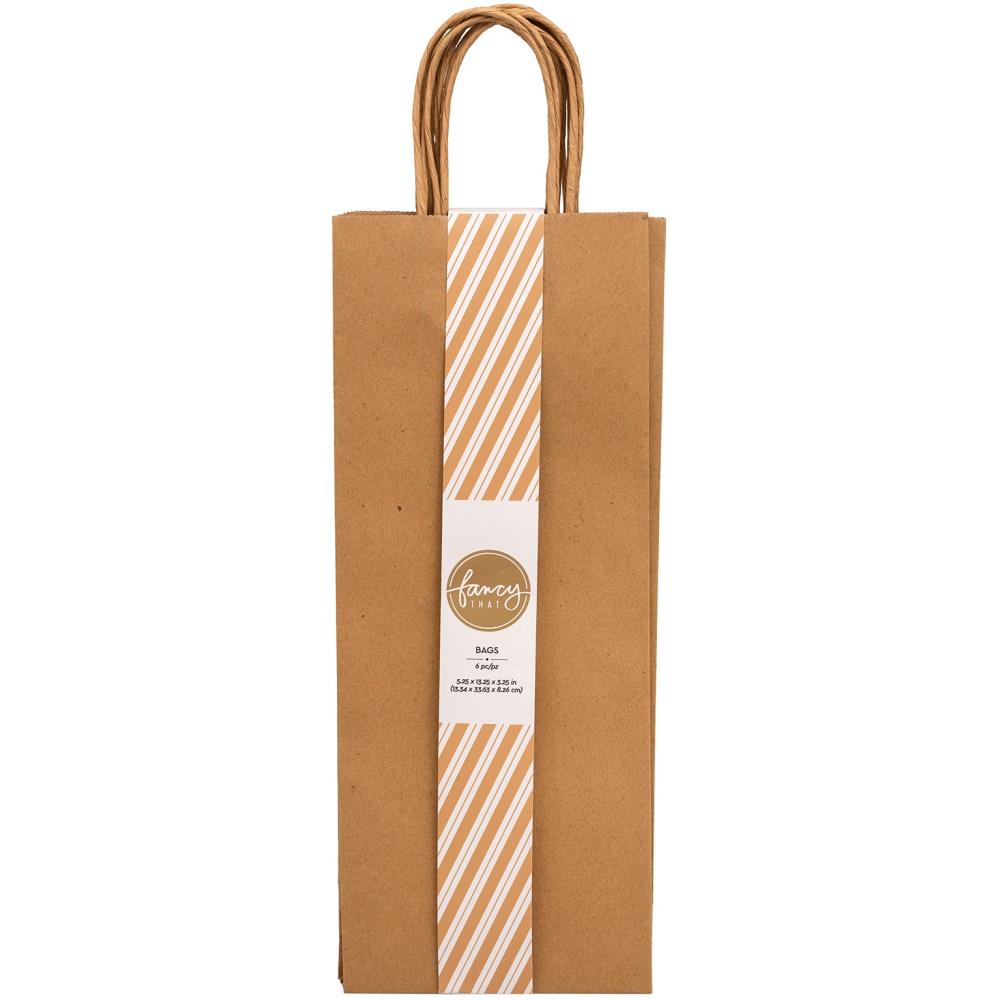 American Crafts - Wine Gift Bags - Kraft