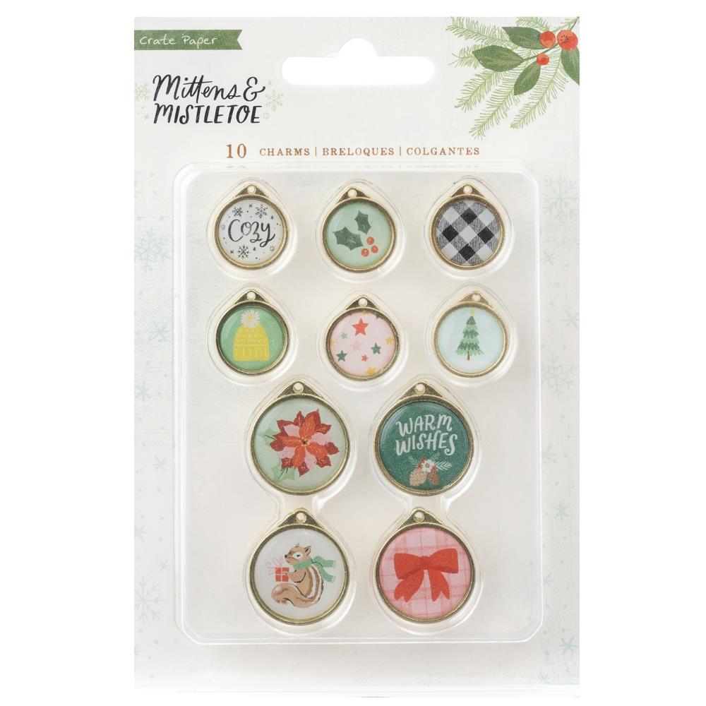 Crate Paper - Mittens and Mistletoe - Charms