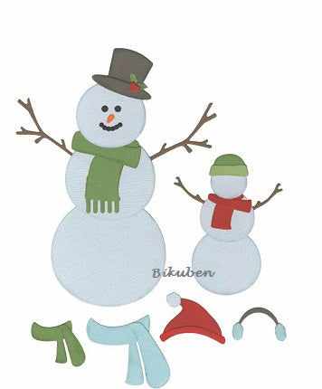 Cookie Cutter: SNOWMAN KIT  - Cutting Dies  DC0017