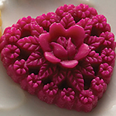 Websters Page: Little Whimsies - Hearts HOT PINK
