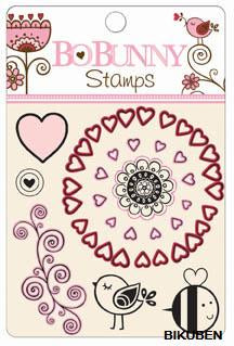 BoBunny: Crazy Love - Clear Stamps