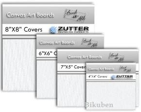 Zutter: Canvas Art Board Covers -  8 x 10"