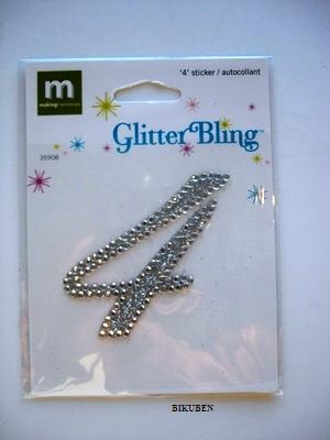 MM: Glitter Bling Monogram Script - 4