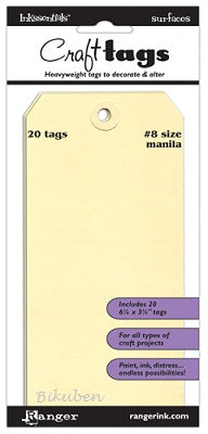 Inkssentials - Tags - Manila  Size #8