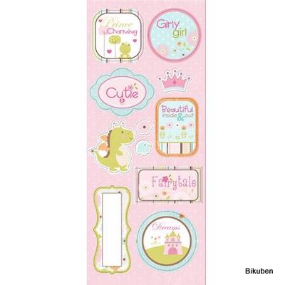 Creative Imaginations: Enchanted -Once Upon a Time  Chipboard Stickers